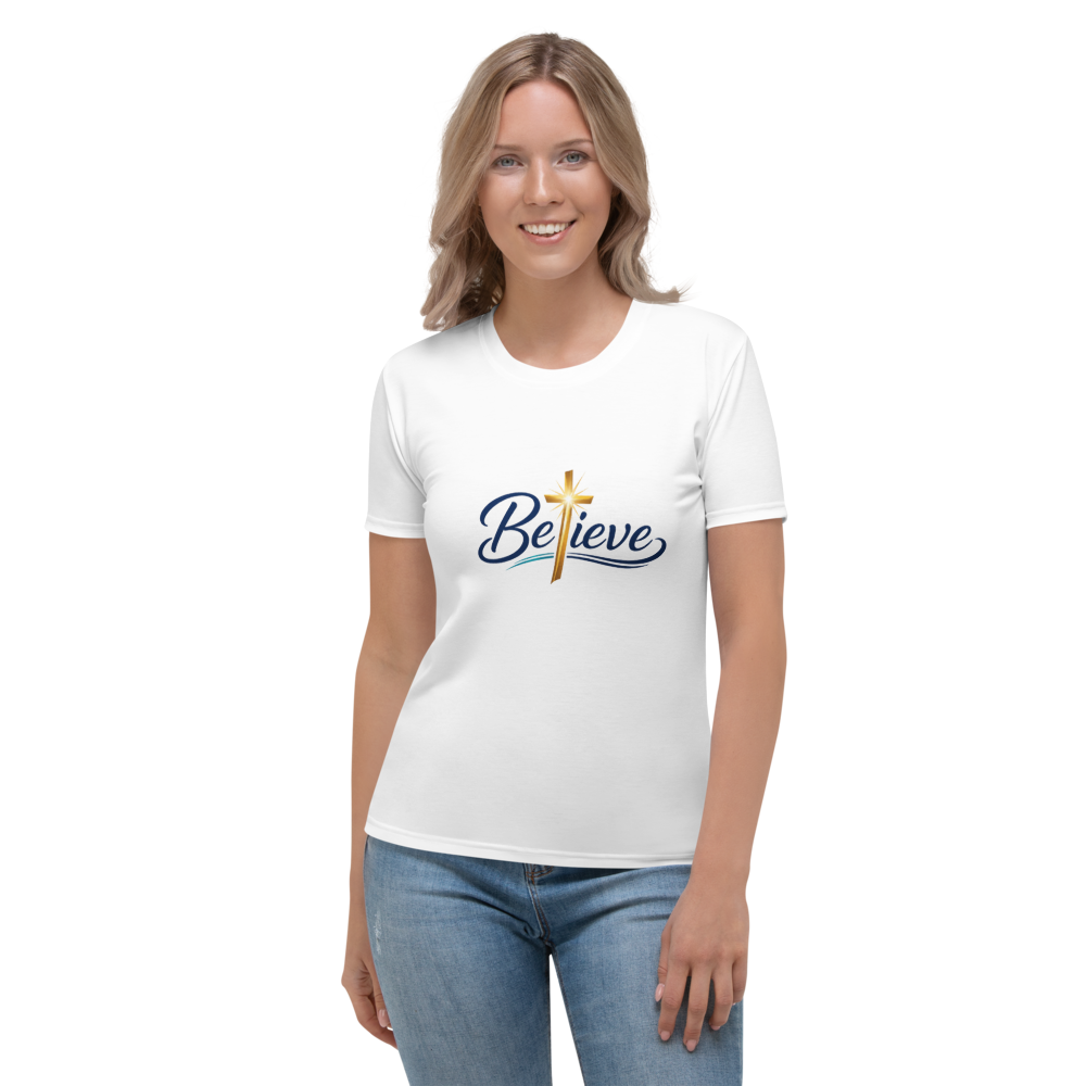 All-Over Print Women's Crew Neck T-Shirt