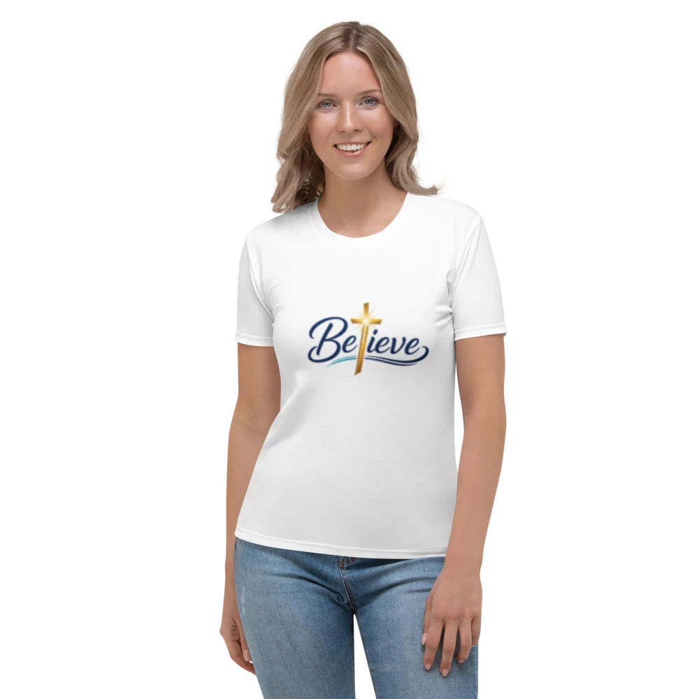All-Over Print Women's Crew Neck T-Shirt