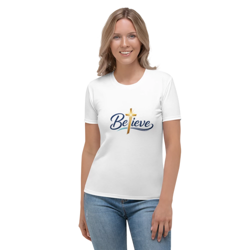 All-Over Print Women's Crew Neck T-Shirt